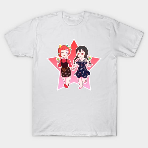 Maki & Nico T-Shirt by Ebidcheese